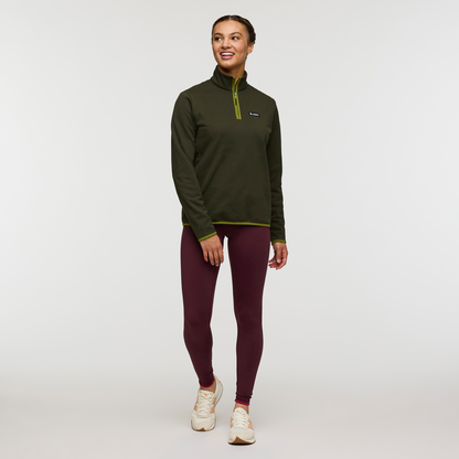 Envo Fleece Quarter-Zip Pullover - Women's - Heather Woods - US 1760