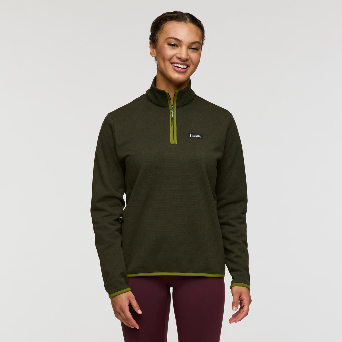Envo Fleece Quarter-Zip Pullover - Women's - Heather Woods - US 1760