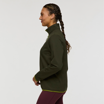 Envo Fleece Quarter-Zip Pullover - Women's - Heather Woods - US 1760