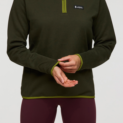 Envo Fleece Quarter-Zip Pullover - Women's - Heather Woods - US 1760