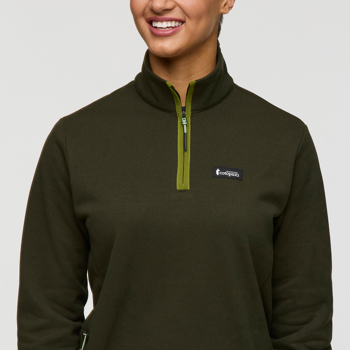 Envo Fleece Quarter-Zip Pullover - Women's - Heather Woods - US 1760