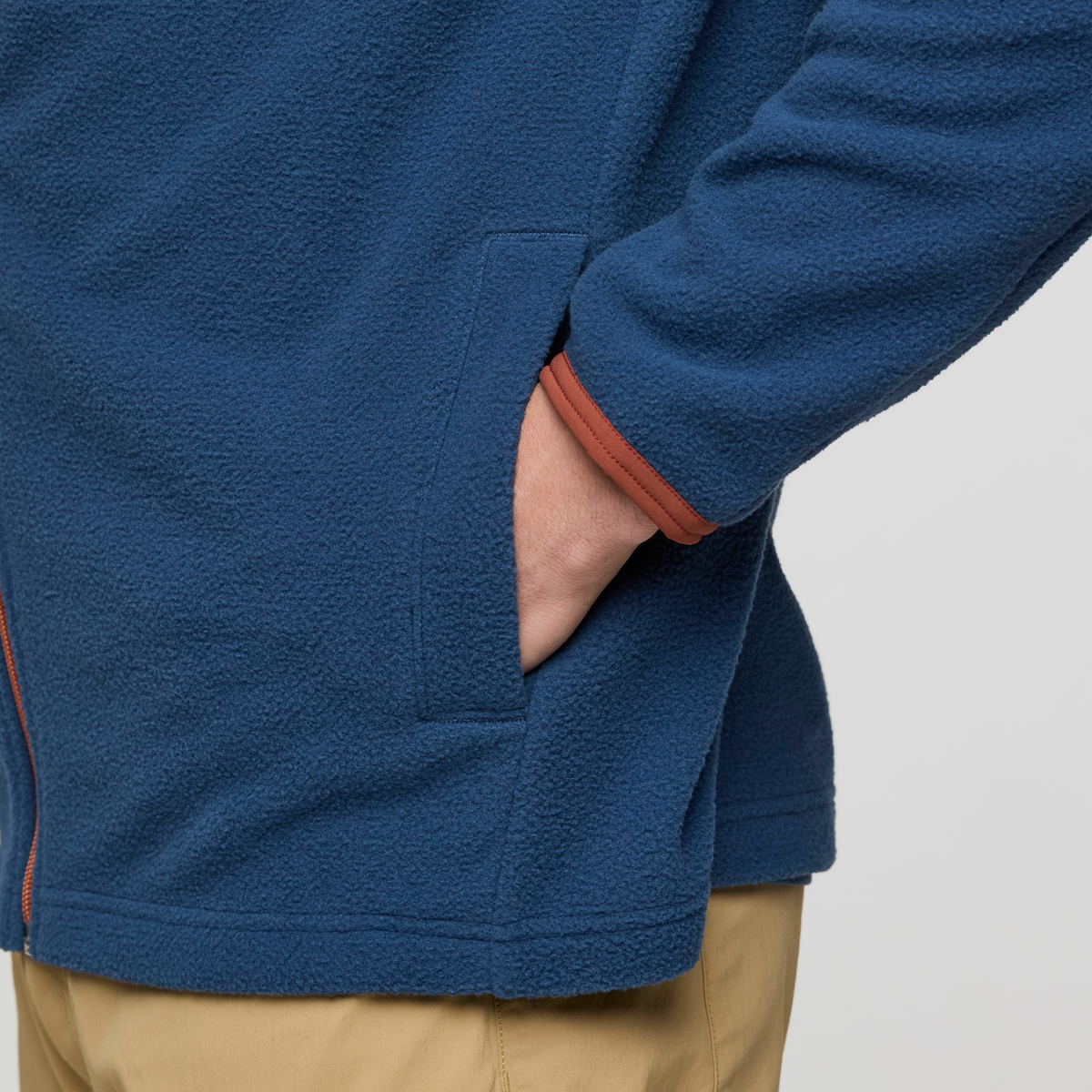 Abrazo Fleece Full-Zip Jacket - Men's - Nutmeg/Deep Sea - US 5516