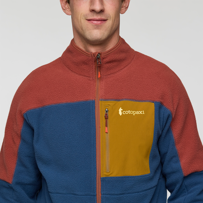 Abrazo Fleece Full-Zip Jacket - Men's - Nutmeg/Deep Sea - US 5516