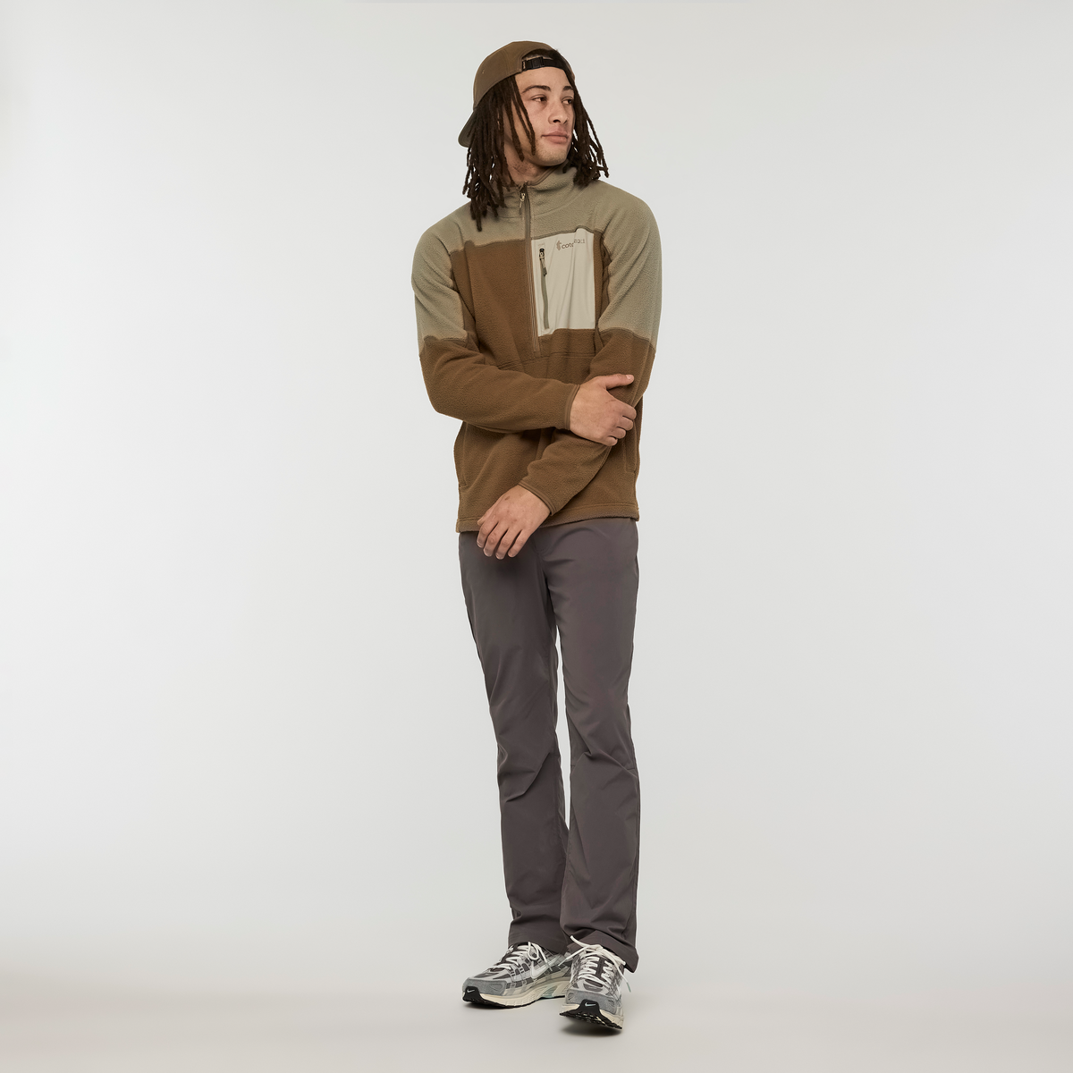 Abrazo Fleece Half-Zip Jacket - Men's - Stone/Dune - US 6713