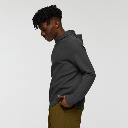 Atajo Long-Sleeve Waffle Hoodie - Men's - Charcoal - US 7422