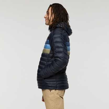Fuego Down Hooded Jacket - Men's - Carbon Stripes - US 2876