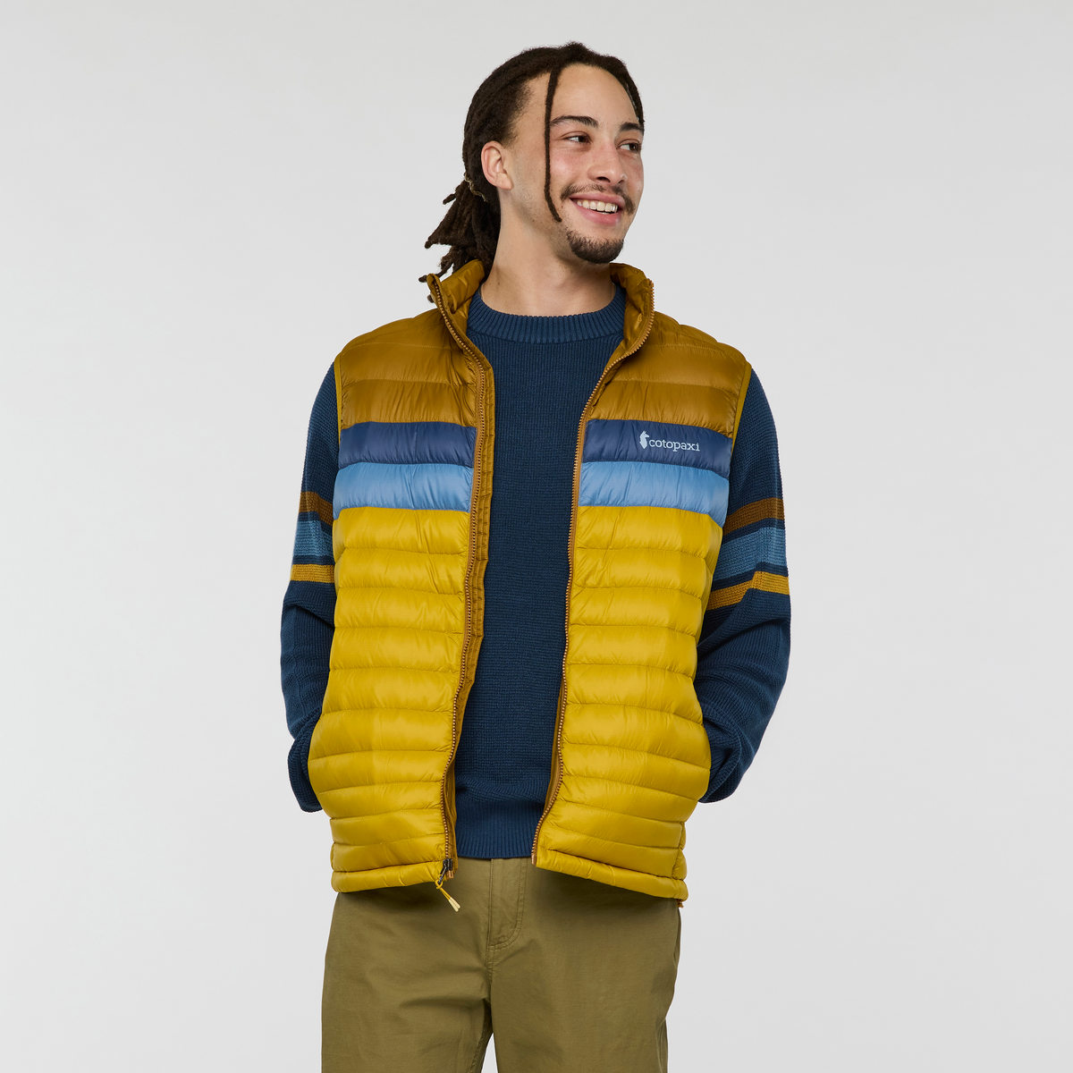 Fuego Down Vest - Men's - Bronze/Gold - US 2724