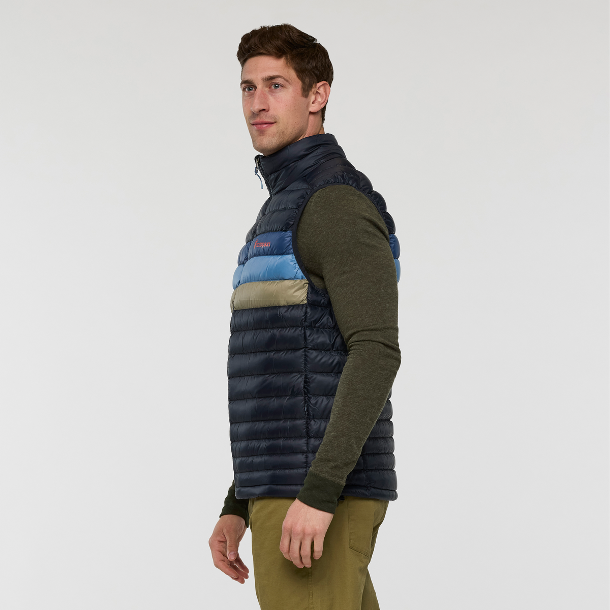 Fuego Down Vest - Men's - Carbon Stripes - US 2072