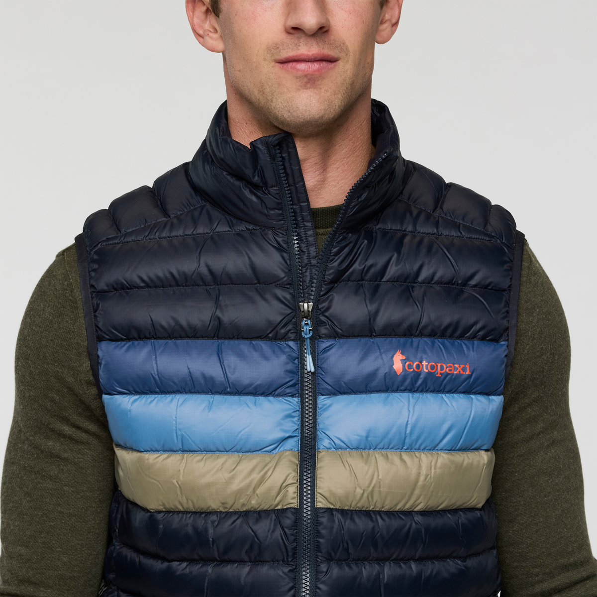 Fuego Down Vest - Men's - Carbon Stripes - US 2072