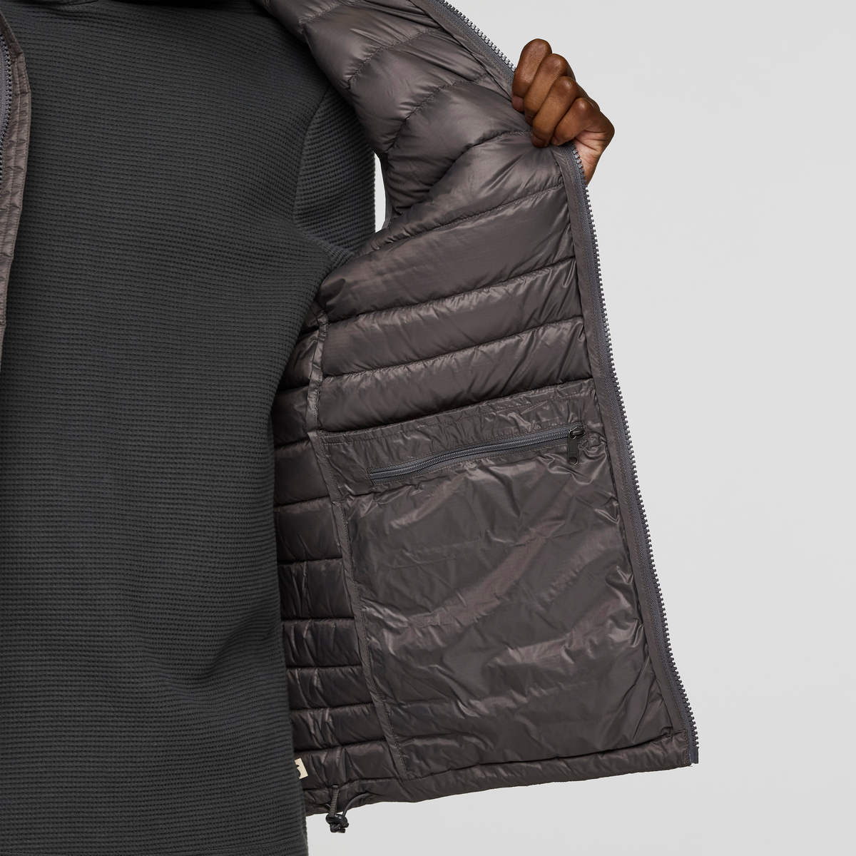 Fuego Down Vest - Men's - Cinder Stripes - US 5347