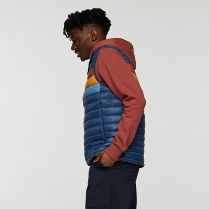 Fuego Down Vest - Men's - Deep Sea Stripes - US 9838