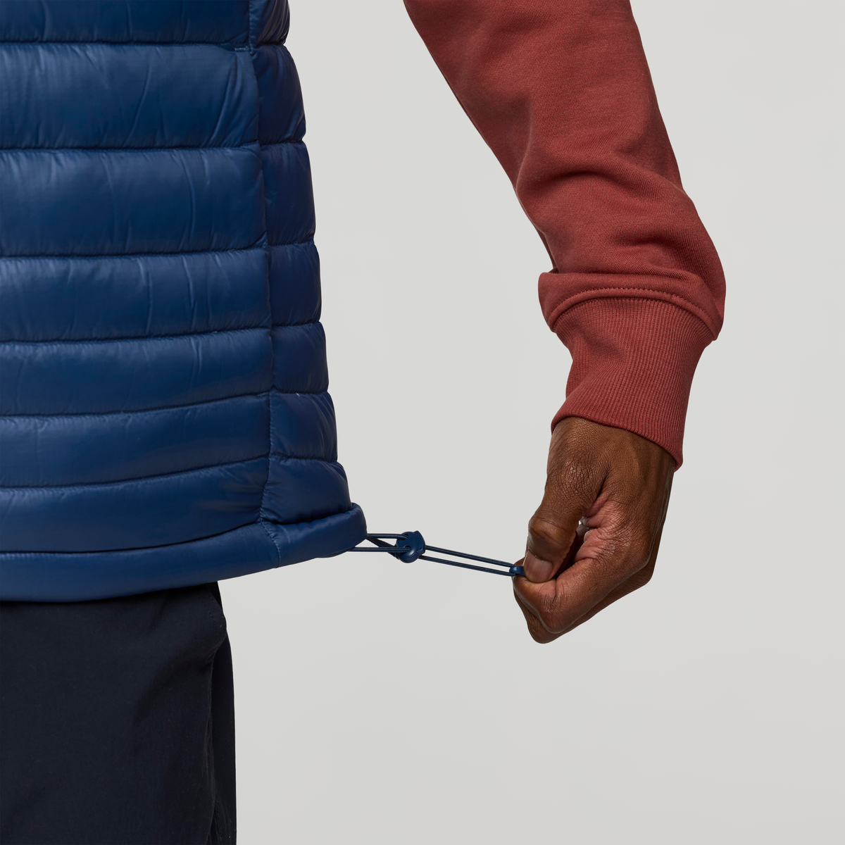 Fuego Down Vest - Men's - Deep Sea Stripes - US 9838