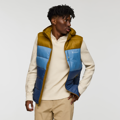 Fuego Max Down Vest - Men's - Bronze/Deep Sea - US 9185