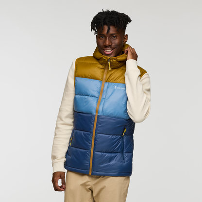 Fuego Max Down Vest - Men's - Bronze/Deep Sea - US 9185