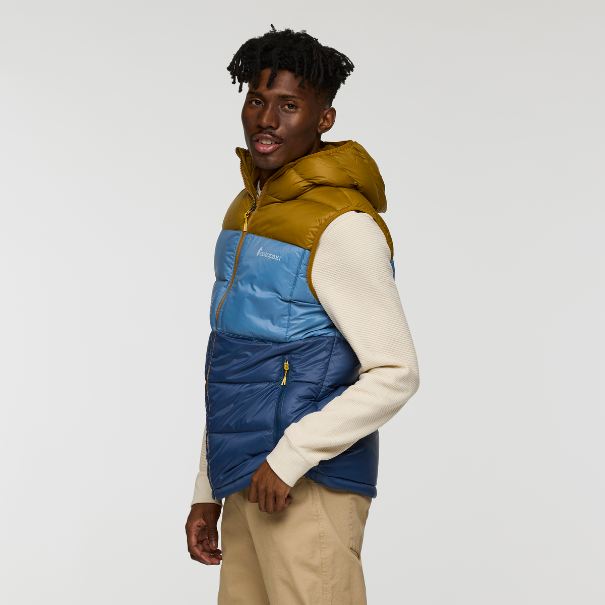Fuego Max Down Vest - Men's - Bronze/Deep Sea - US 9185