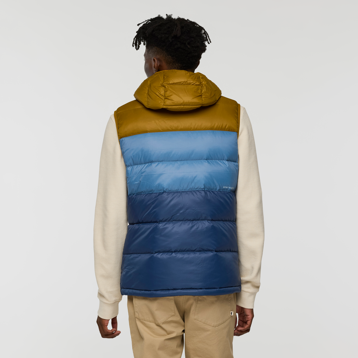 Fuego Max Down Vest - Men's - Bronze/Deep Sea - US 9185