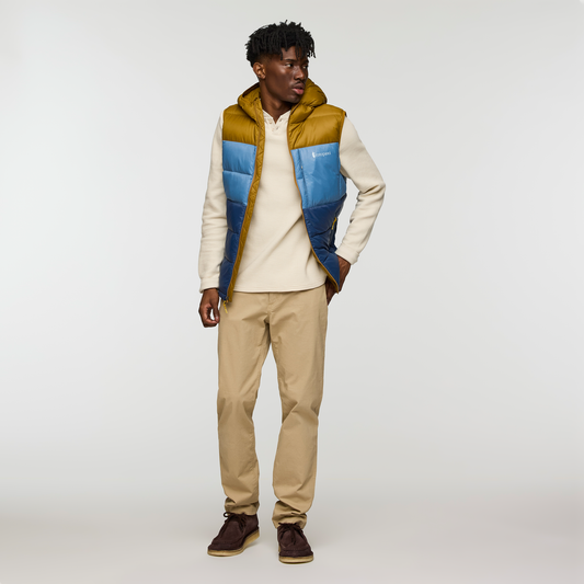 Fuego Max Down Vest - Men's - Bronze/Deep Sea - US 9185