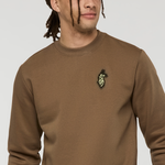 Lava Llama Crew Sweatshirt - Men's - Dune - US 8269