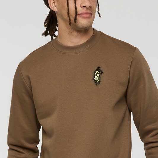 Lava Llama Crew Sweatshirt - Men's - Dune - US 8269