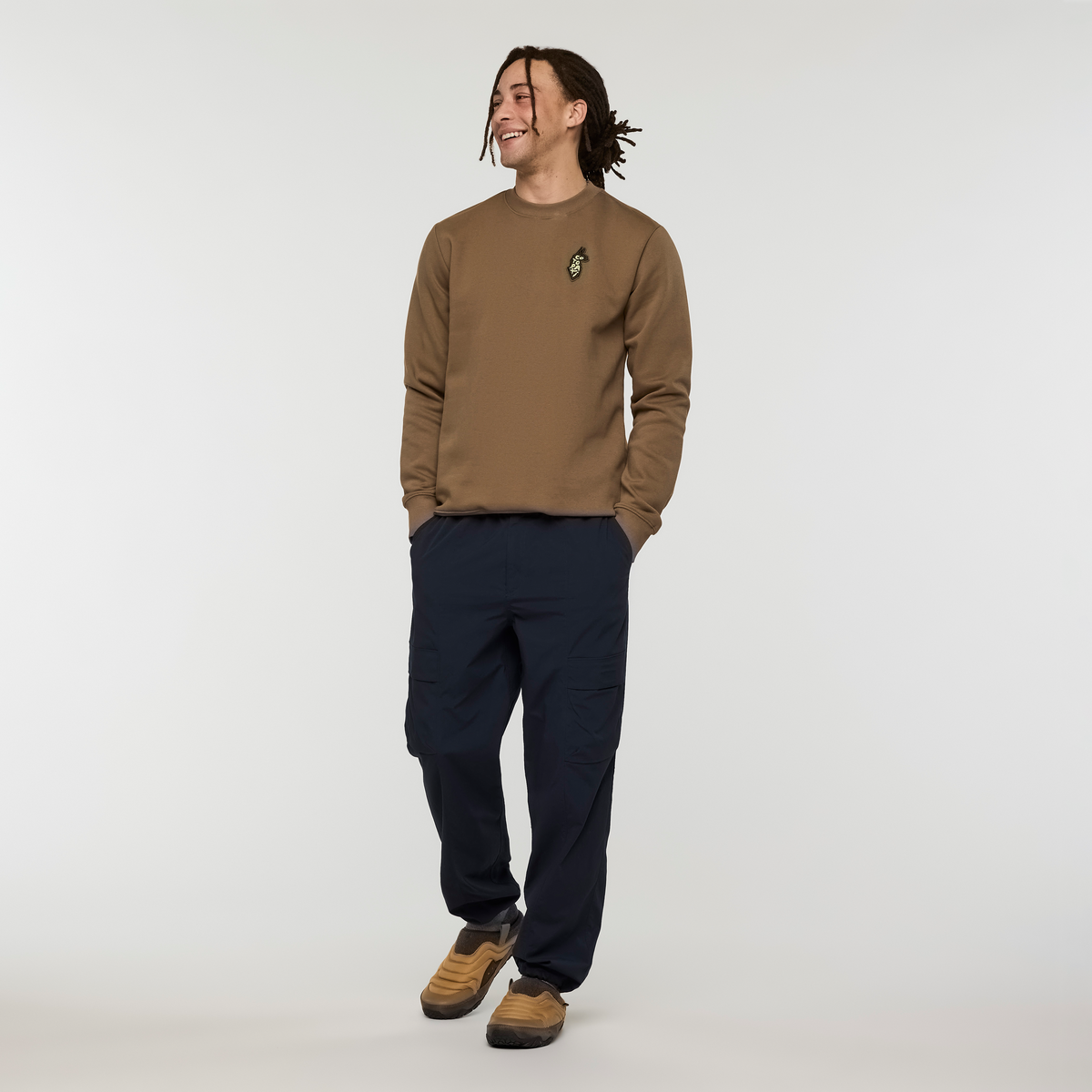 Lava Llama Crew Sweatshirt - Men's - Dune - US 8269