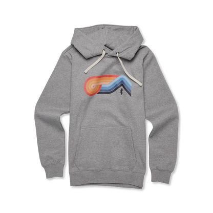 Melting Sunset Pullover Hoodie - Men's - Heather Grey - US 6390