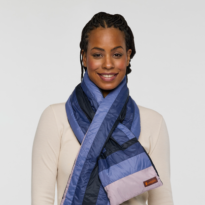 Fuego Down Scarf - Carbon Stripes - US 2756