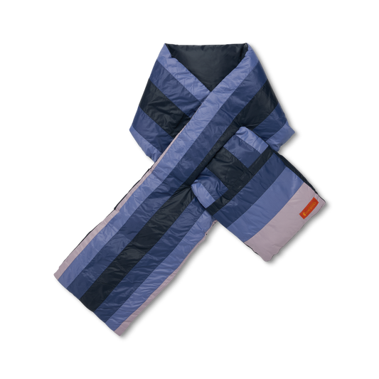 Fuego Down Scarf - Carbon Stripes - US 2756