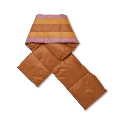 Fuego Down Scarf - Sienna Stripes - US 8518