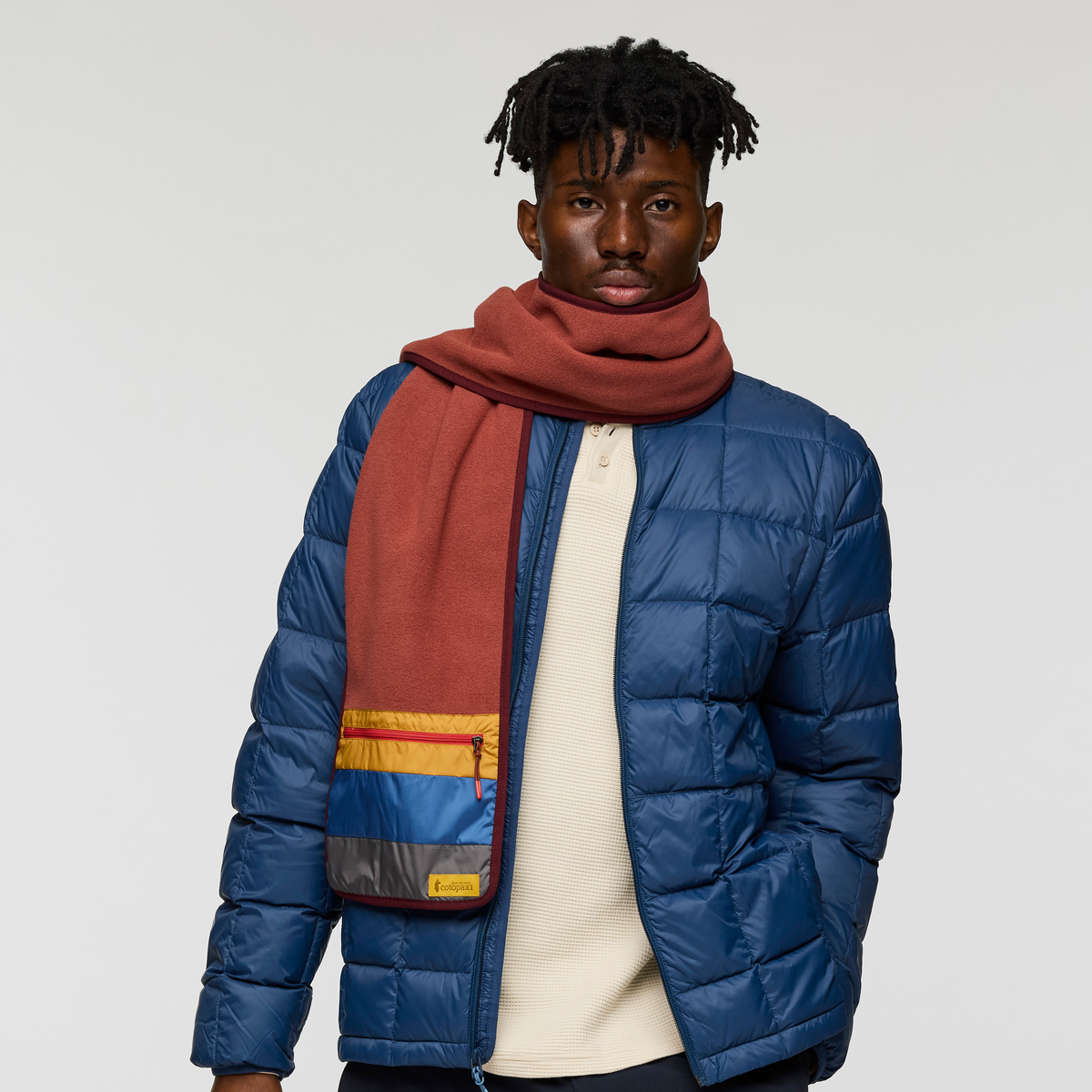 Teca Fleece Scarf - Nutmeg - US 8904