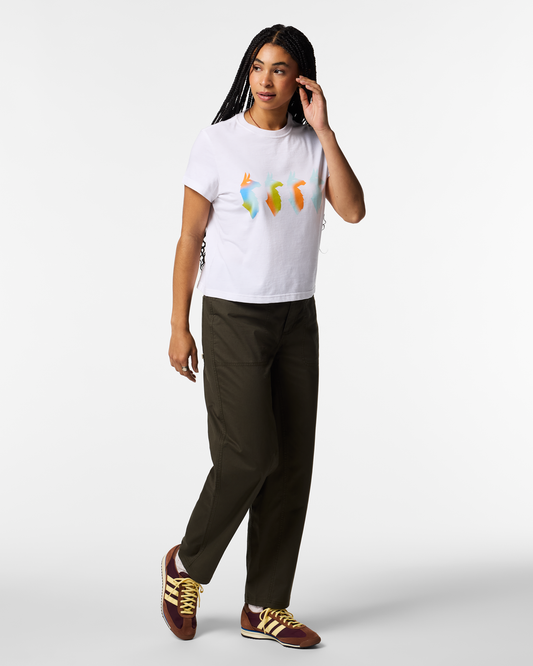 Cuatro Bitmap T-Shirt - Women's - White - US 4329