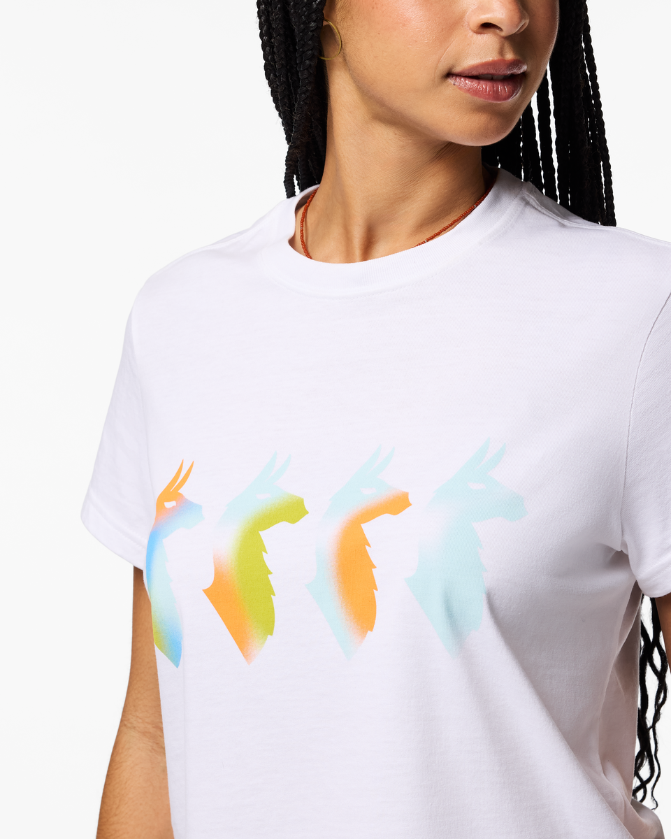 Cuatro Bitmap T-Shirt - Women's - White - US 4329