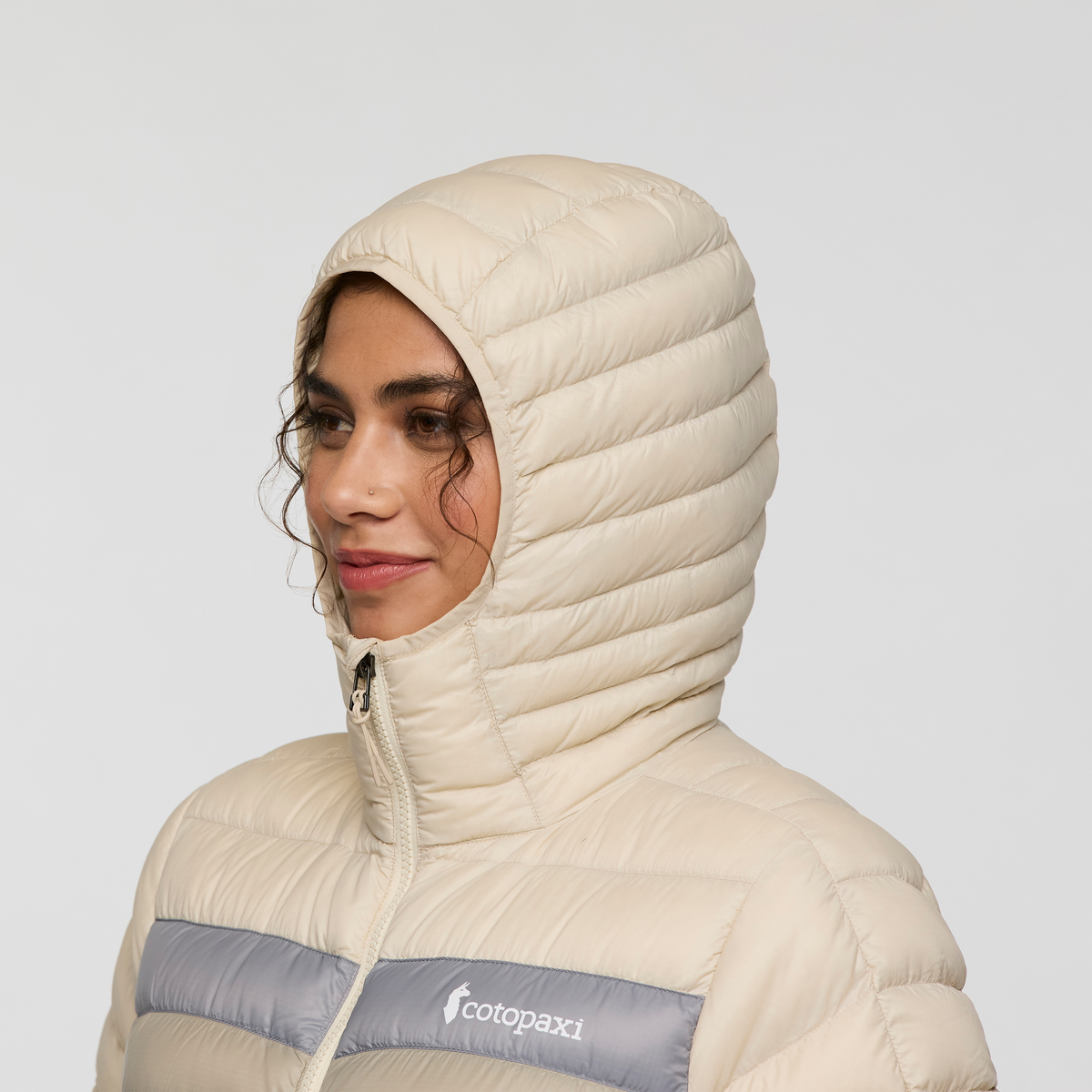 Fuego Down Parka - Women's - Cream Stripes - US 7569