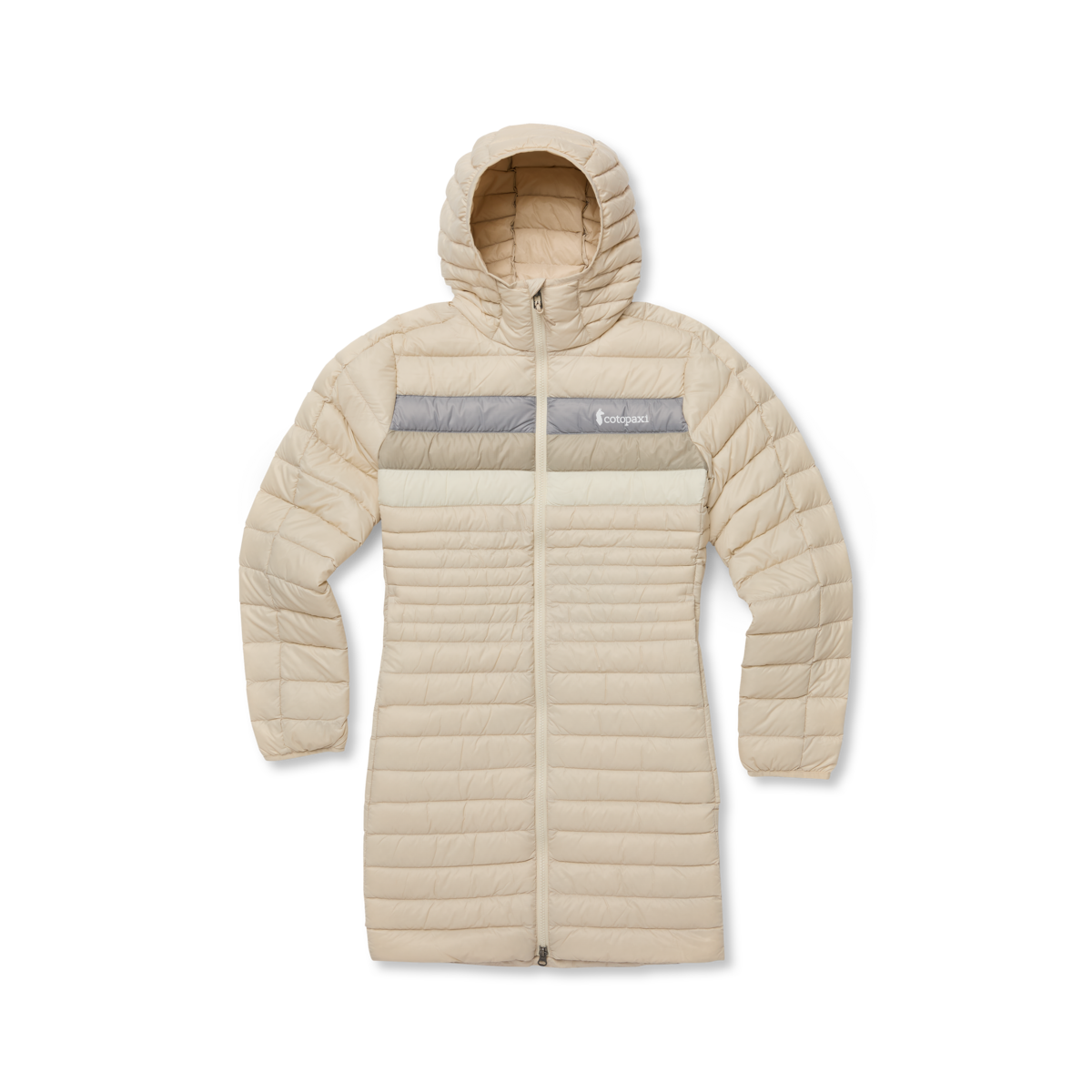 Fuego Down Parka - Women's - Cream Stripes - US 7569