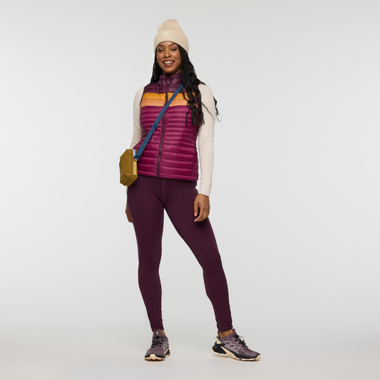 Fuego Down Vest - Women's - Blackberry/Jam - US 3238