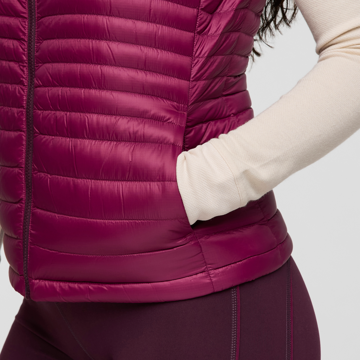 Fuego Down Vest - Women's - Blackberry/Jam - US 3238