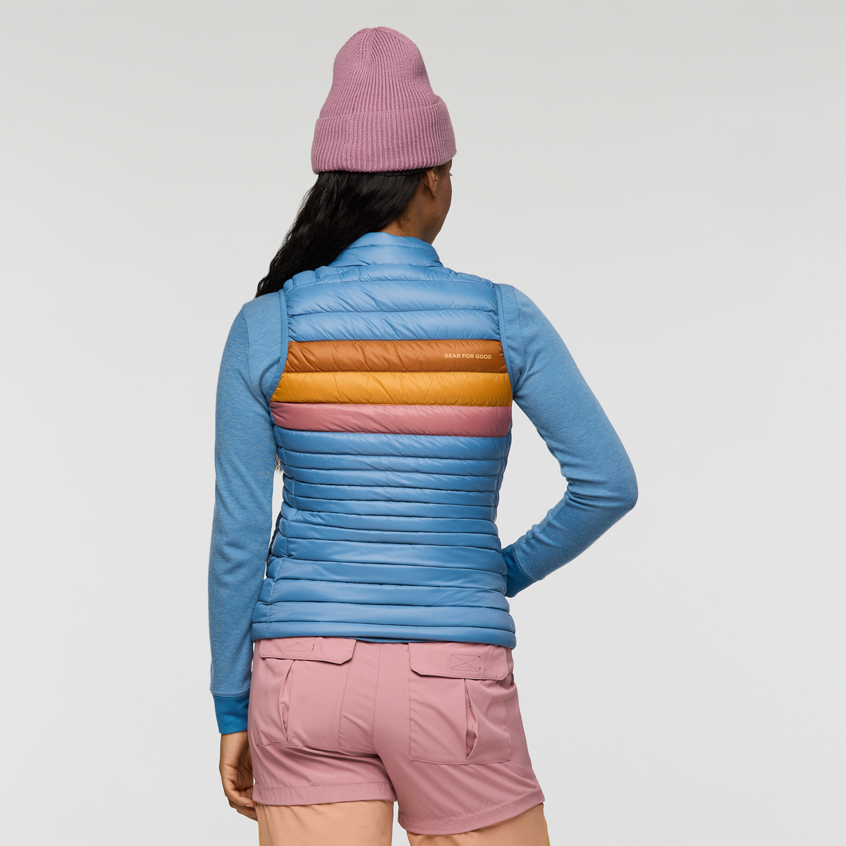 Fuego Down Vest - Women's - Fjord Stripes - US 5426