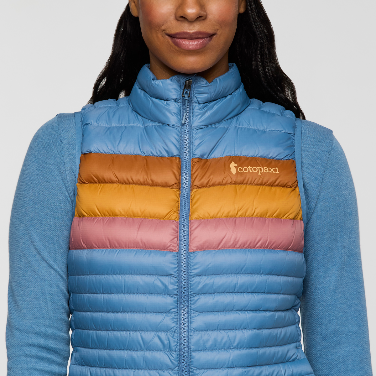 Fuego Down Vest - Women's - Fjord Stripes - US 5426
