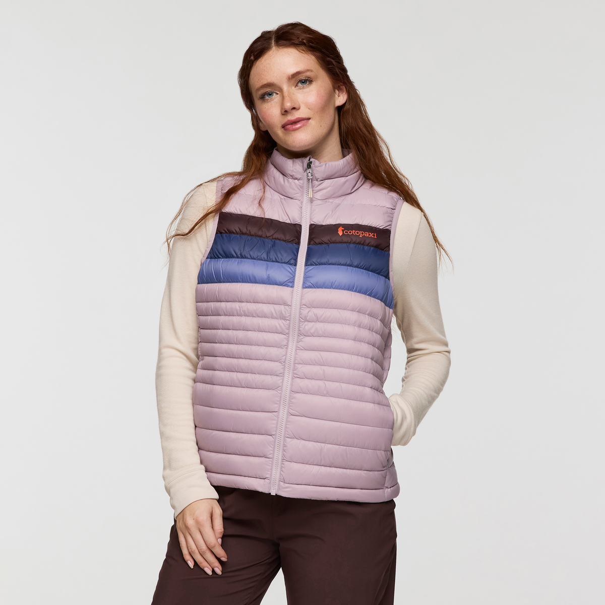 Fuego Down Vest - Women's - Quartz Stripes - US 8016