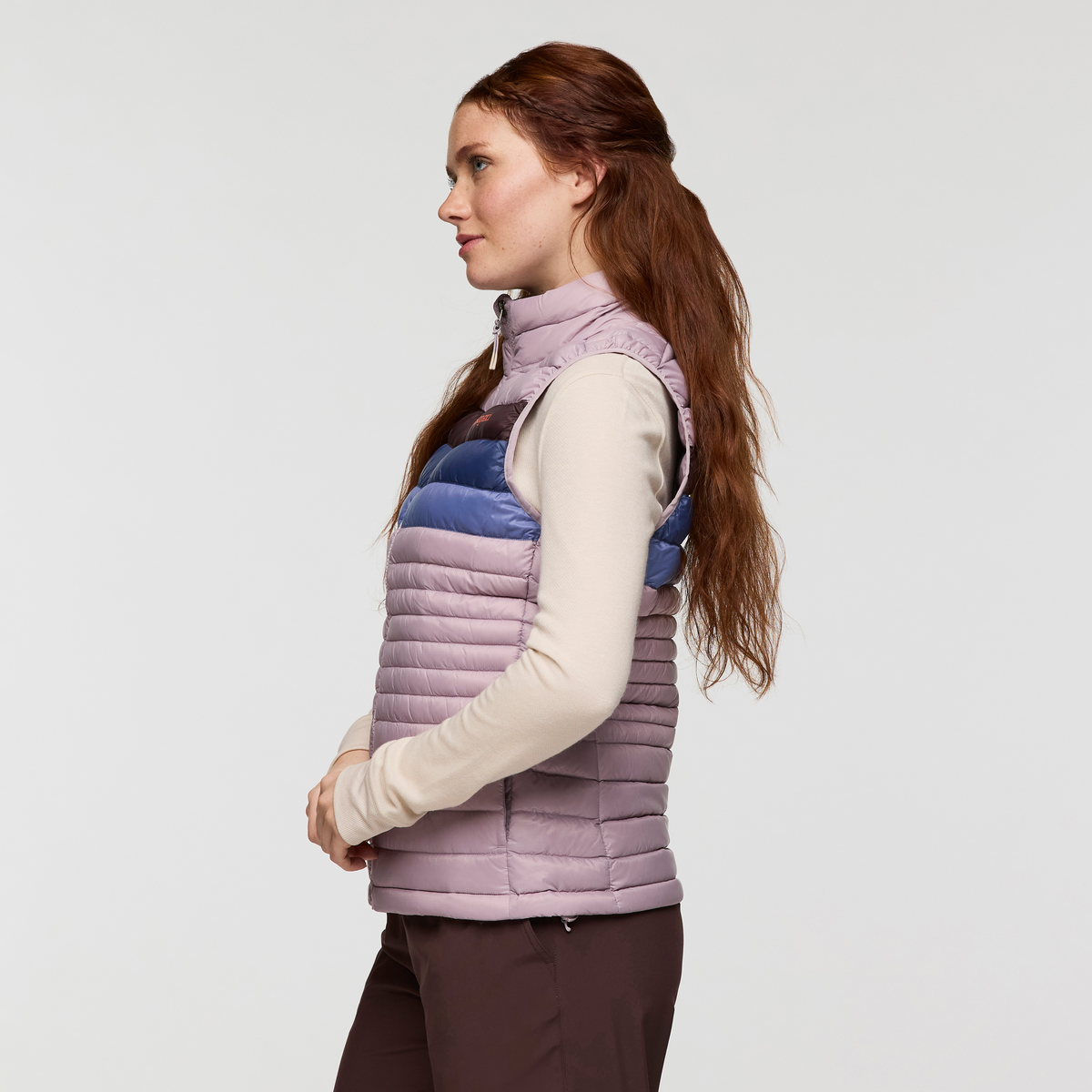 Fuego Down Vest - Women's - Quartz Stripes - US 8016