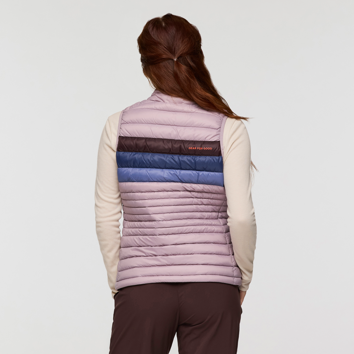 Fuego Down Vest - Women's - Quartz Stripes - US 8016