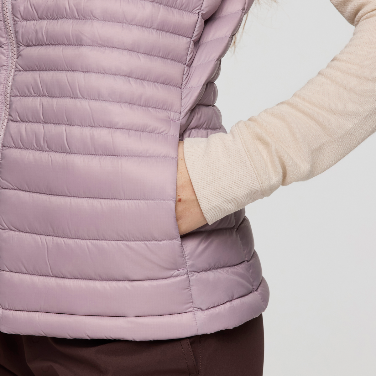 Fuego Down Vest - Women's - Quartz Stripes - US 8016