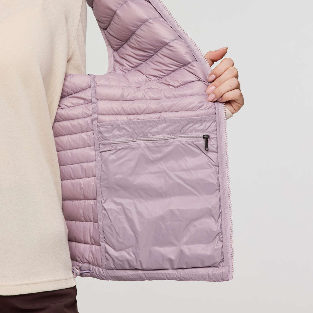 Fuego Down Vest - Women's - Quartz Stripes - US 8016