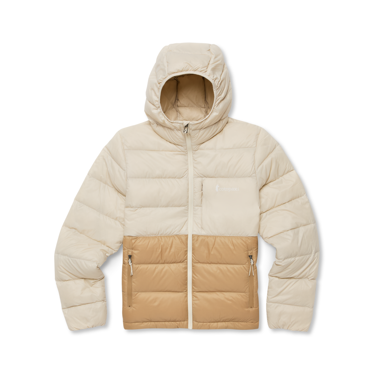 Fuego Max Down Hooded Jacket - Women's - Cream/Khaki - US 9035