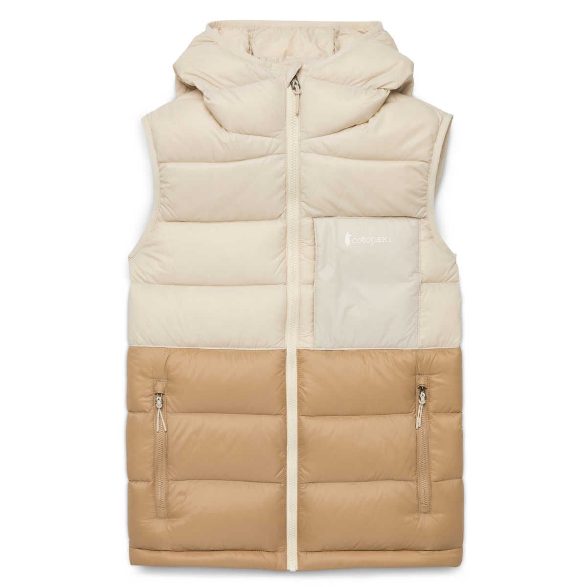 Fuego Max Down Vest - Women's - Cream/Khaki - US 4474