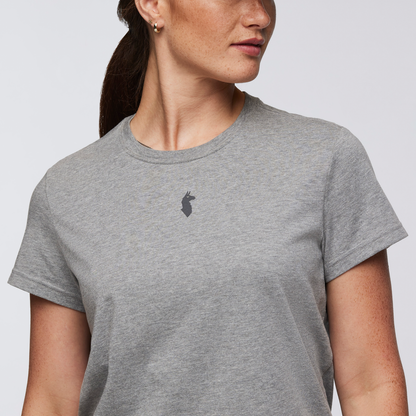 Llama Icon T-Shirt - Women's - Heather Grey - US 7463