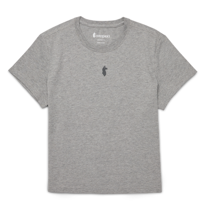 Llama Icon T-Shirt - Women's - Heather Grey - US 7463