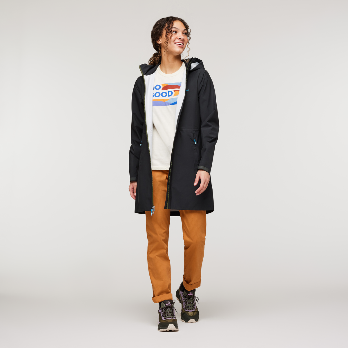 Cielo Rain Trench - Women's - Black - US 6463