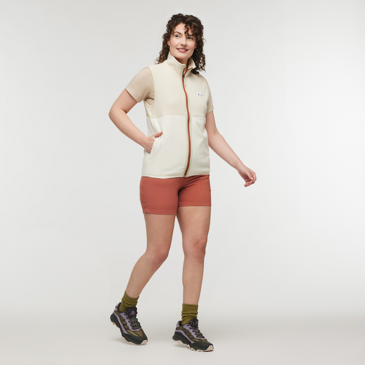 Amado Fleece Vest - Women's - Bone/Cream - US 7119
