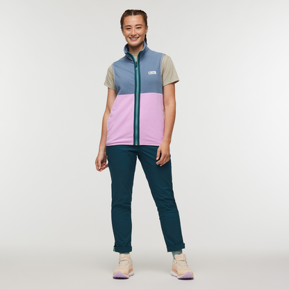 Amado Fleece Vest - Women's - Tempest/Orchid Bloom - US 1369