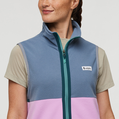 Amado Fleece Vest - Women's - Tempest/Orchid Bloom - US 1369